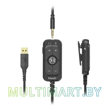 Наушники A4Tech Bloody M590i (черный/красный) картинка 3